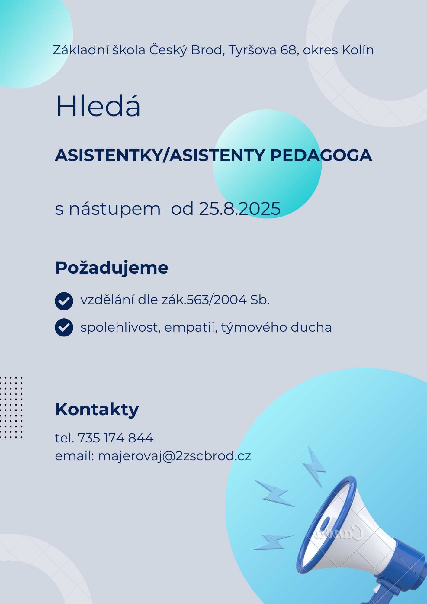 Volná místa