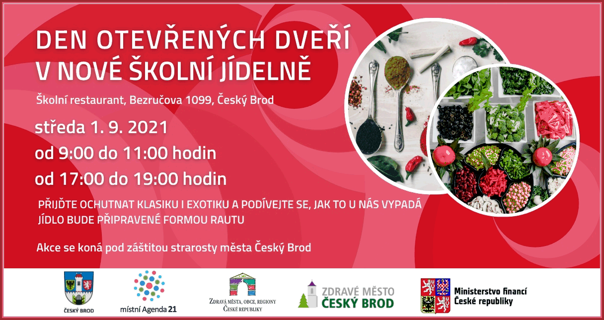 Den otevřených dveří ve školní jídelně